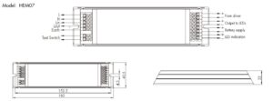 Emergency Module Line Drawing